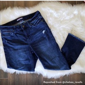Tommy Hilfiger High Rise Crop Flare Jeans